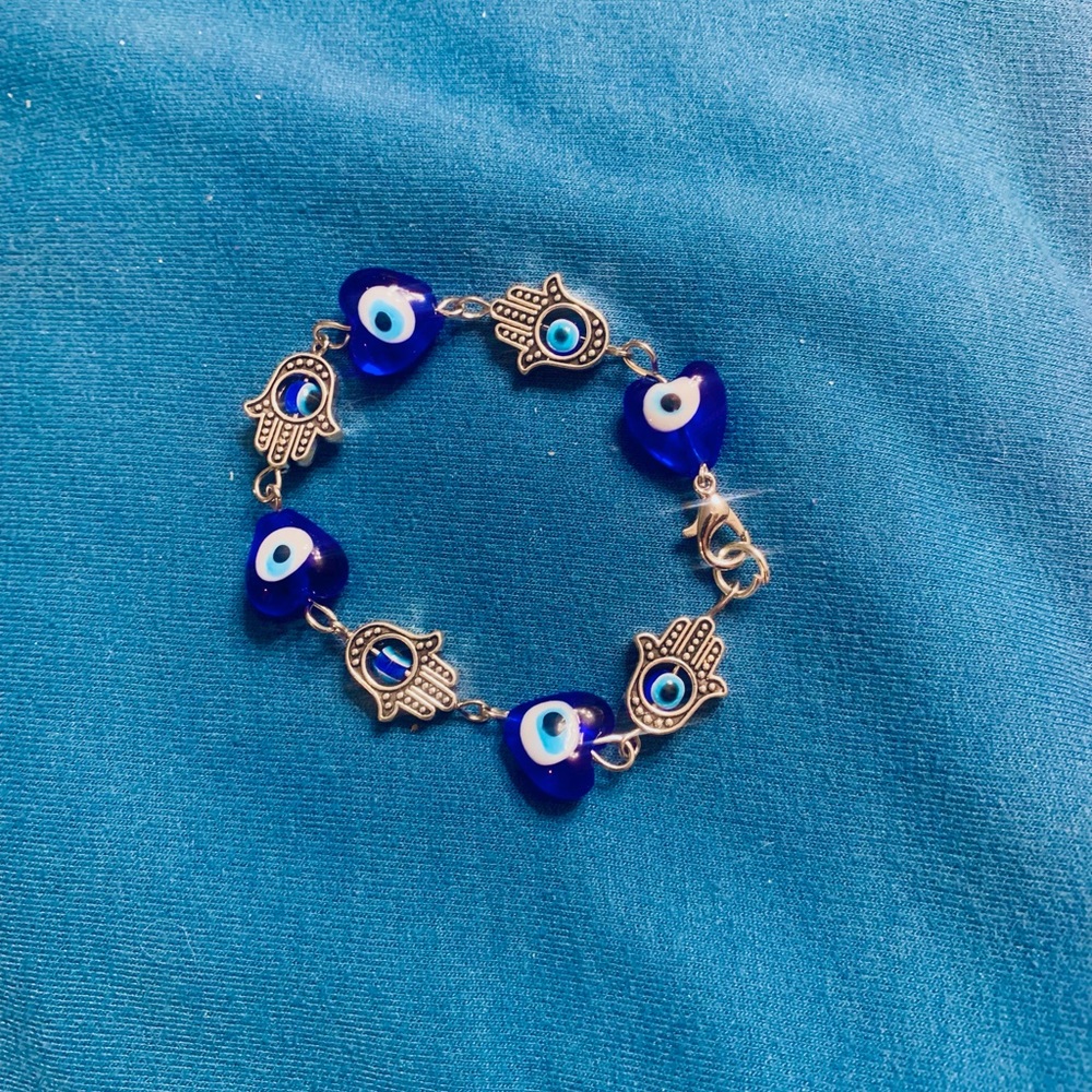 hamsa & evil eye bracelet (SMALL)